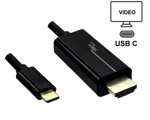 USB-C auf Video u. Monitor